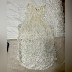 Aritzia Wilfred Lace Tank Top
